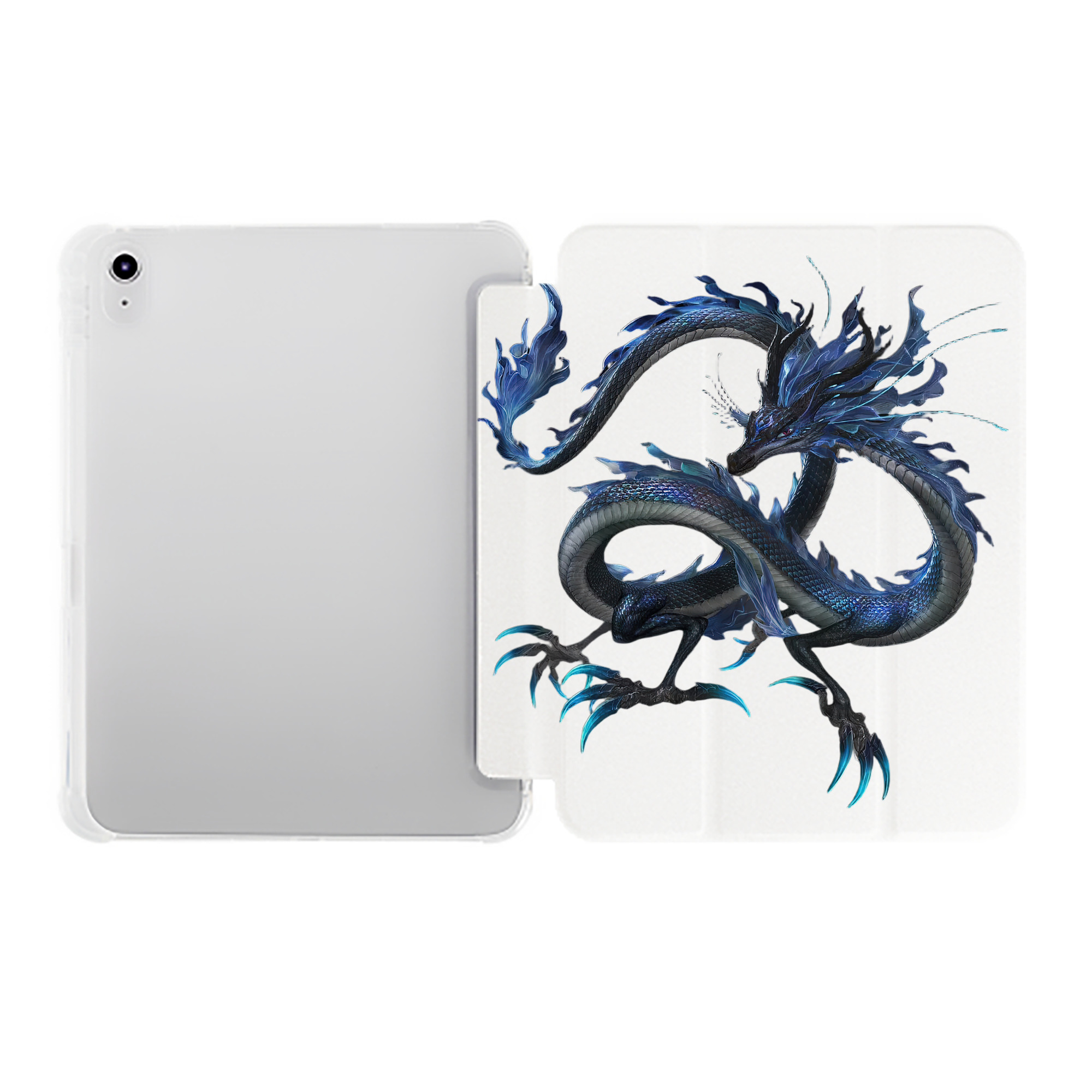 （画像用） Ne Zha 2 ナタ 魔童の大暴れ IPad ケース ペン収納付き 三つ折りスタンド PUレザー×シリコン 対応機種9.5/10.5/10.9インチ